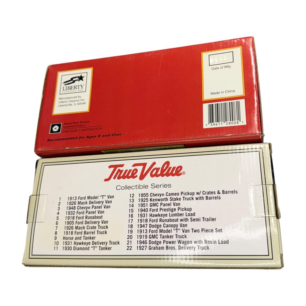 True Value Ertl 1950 Ford Panel Van Dodge 1957 Delivery Van Die-Cast Bank Lot - Picture 7 of 7